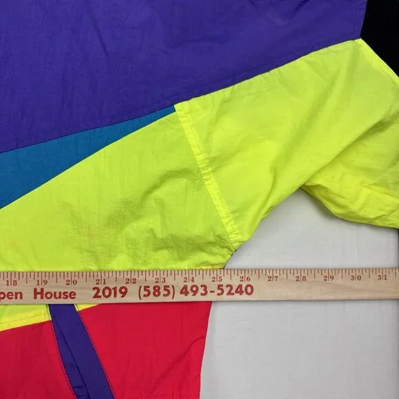 Vtg Dual Control Pullover Windbreaker Women's Medium READ LISTING 80s 90s Style - Picture 7 of 15